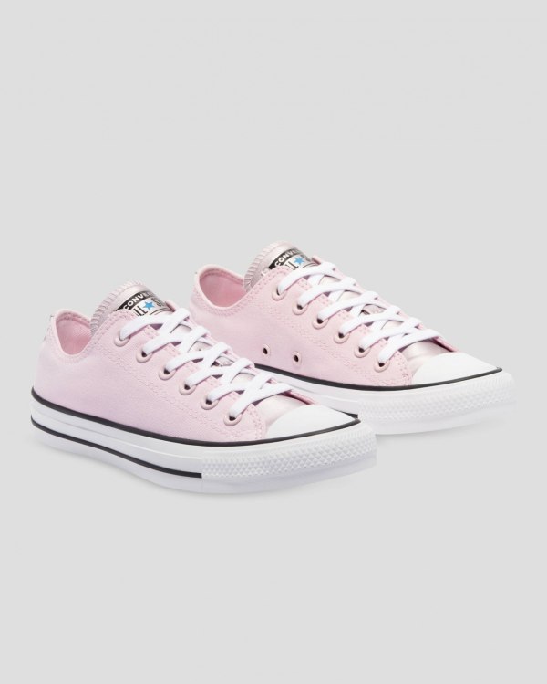 Converse Chuck Taylor All Star Mono Metallic Lyserød Sko Danmark - Converse Lave Sneakers Dame - 603